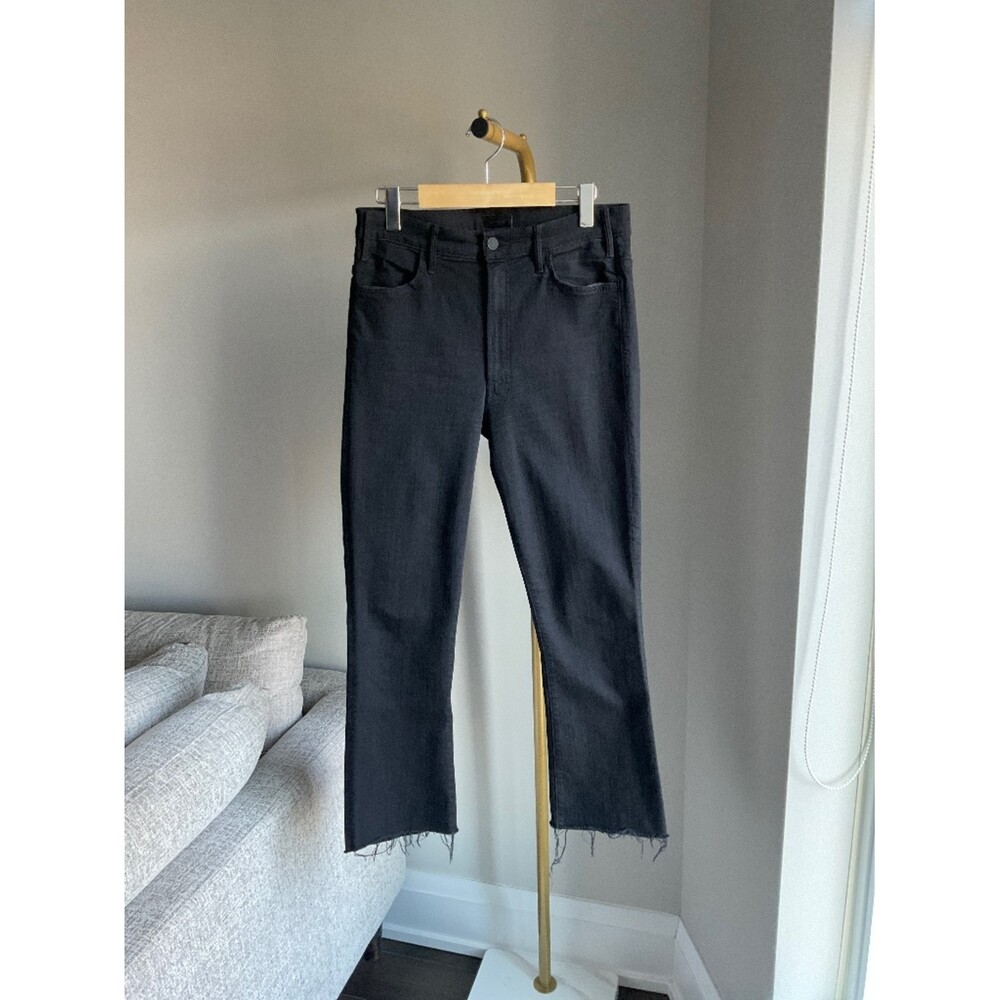 MOTHER Denim Hustler Ankle Fray